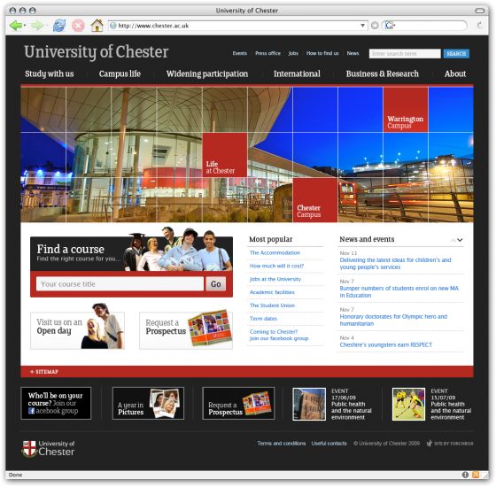 Chester homepage