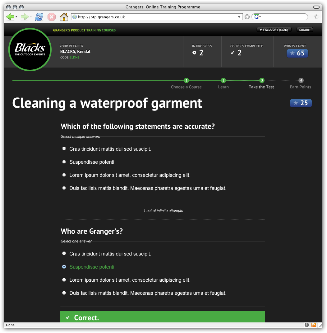 Online Training Programme Screenshot 4