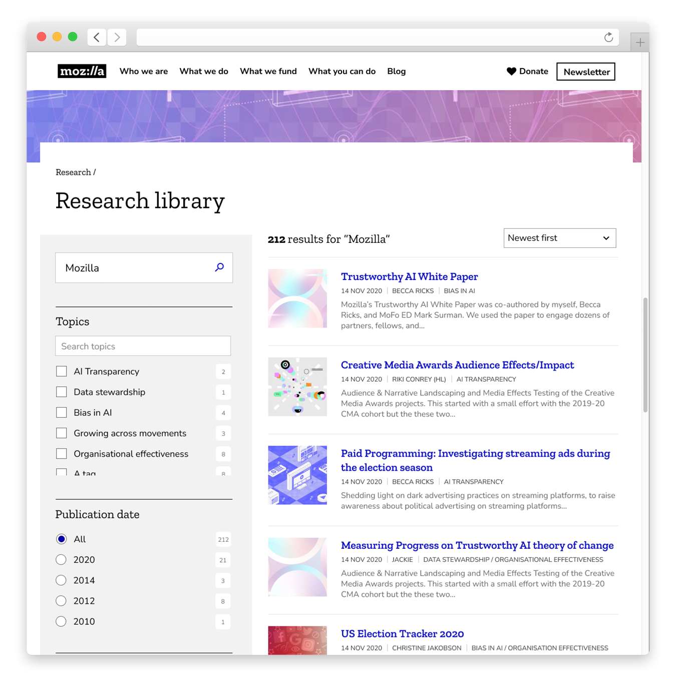 Mofo research-listing